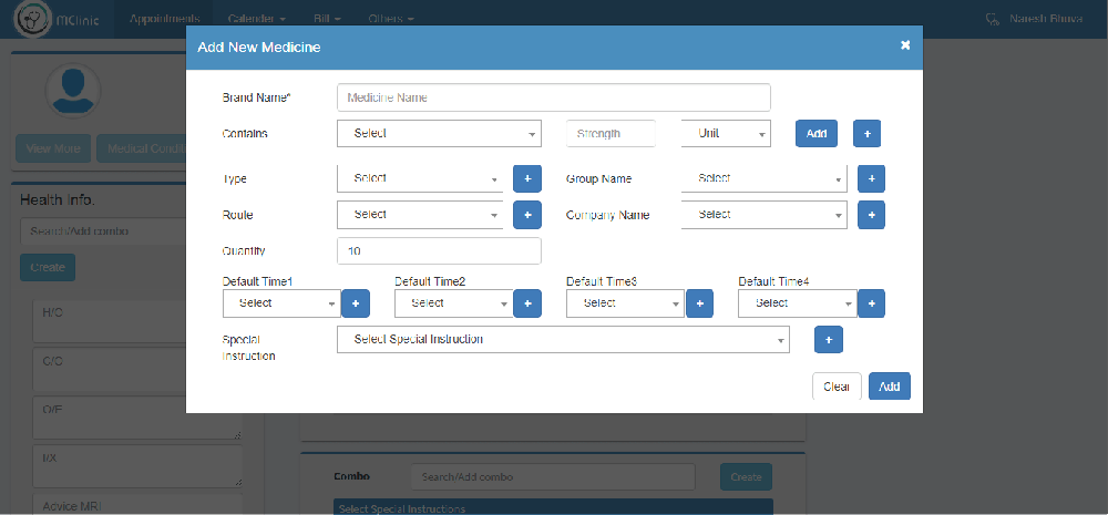 MClinic Screenshot 1