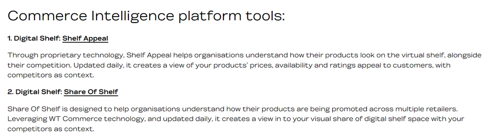 Wunderman Thompson Commerce Intelligence Screenshot 1