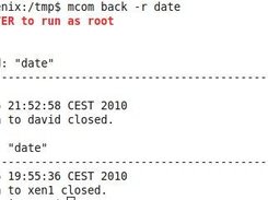 mcom comand on multiple hosts as root