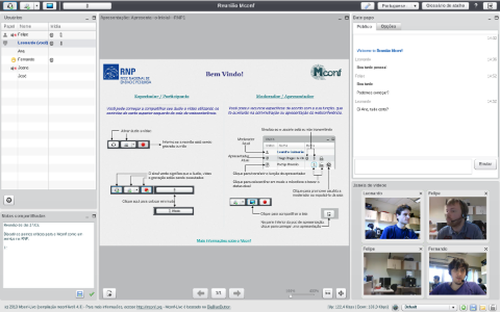 Mconf-Live Screenshot 1