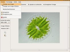 MicroCartouche OSI - Fenêtre principale de l'application