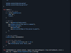MCP Go Screenshot 1