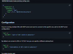 MCP JetBrains Screenshot 1