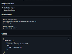 MCP K8s Eye Screenshot 1