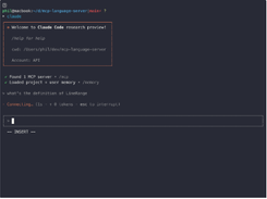 MCP Language Server Screenshot 1