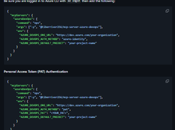MCP Server Azure DevOps Screenshot 1