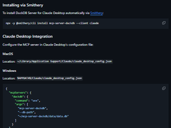 MCP Server DuckDB Screenshot 1
