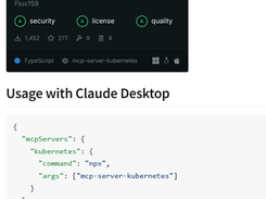 MCP Server Kubernetes Screenshot 1
