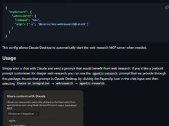 MCP WebResearch Screenshot 1