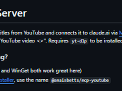 MCP YouTube Screenshot 1