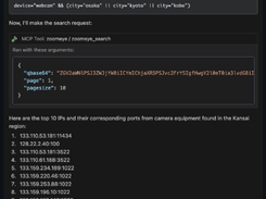 MCP ZoomEye Screenshot 1