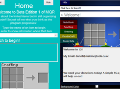 A look back at the year, MCqRef Beta Version 1, and MCqRef Stable Version 1.5.1! Wow, much has changed.