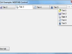 MDITab control