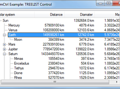 Tree-list view control