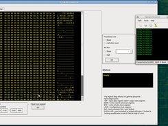 Dumping portion of sram, with clock data... simple terminal is a qt4 sample