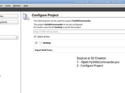 Qt4.8 qt creator configuration for source access and user definition