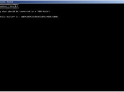 ConsoleMD5Converter - Version 0.1