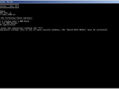 ConsoleMD5Converter - Version 0.2