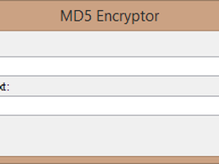 MD5 Encryptor