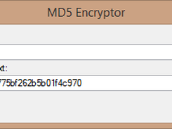 MD5 Encryptor