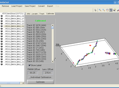mda GUI after online calibration