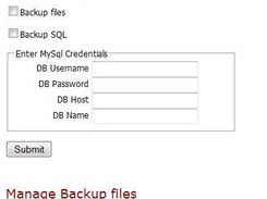 MD Backup Script Page