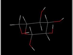 Figure 2- Beta D glucose, starting coordinates