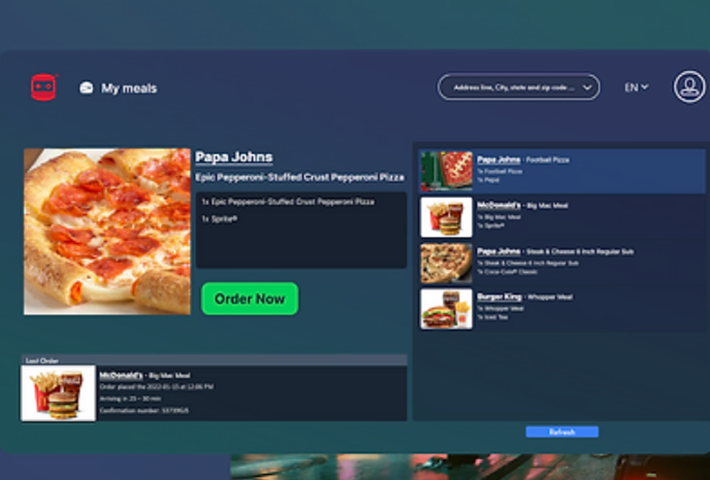 MealMe API Screenshot 1
