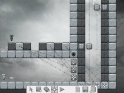 The built-in level editor