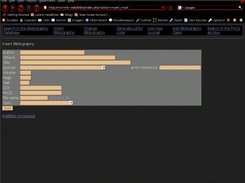 meBiblio 0.4.5 in action, when inserting a new reference