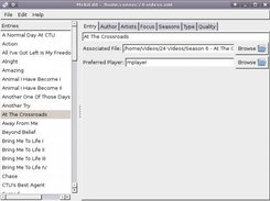 The editor in which you create a database