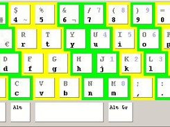 Displays all characters in keys