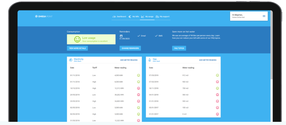 MECOMS Meter Data Management Screenshot 1