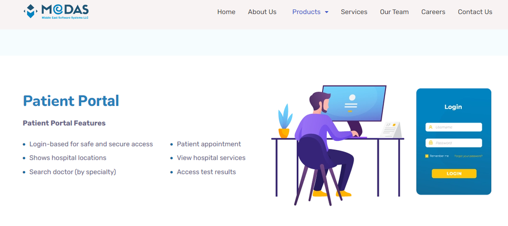MEDAS HIMS Screenshot 1