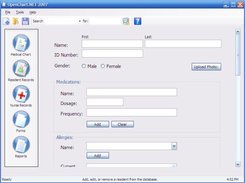 Resident record tab clicked