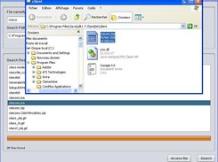 accessing the file in its location