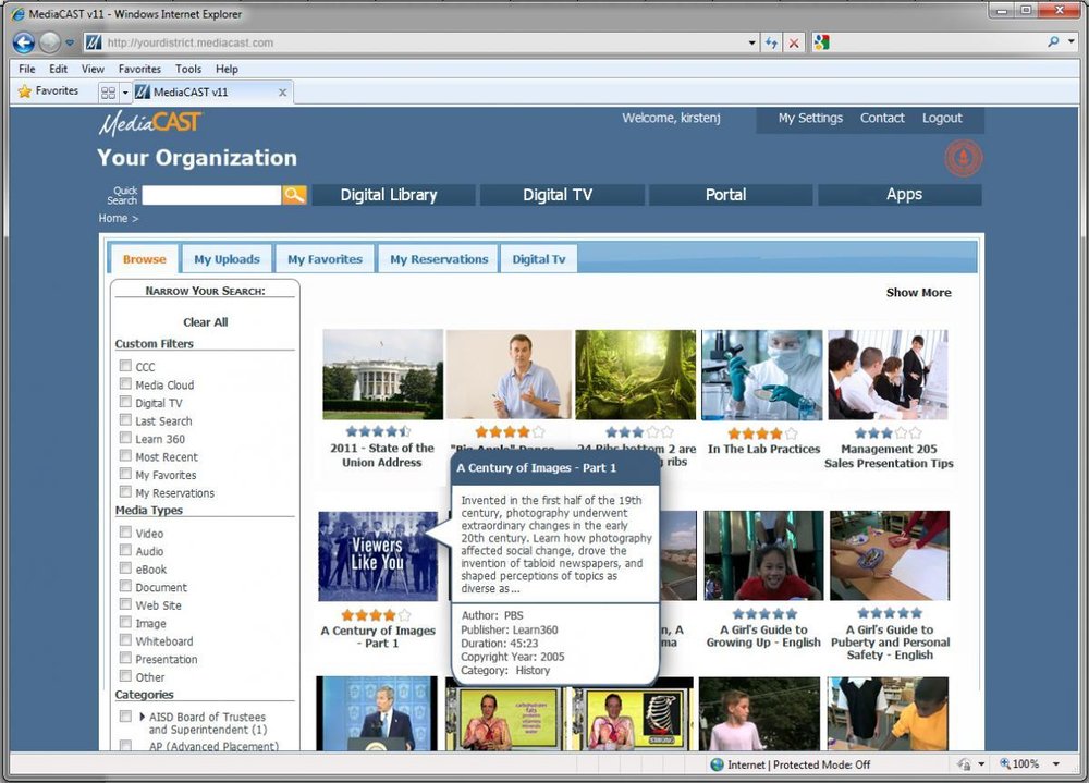 MediaCast Screenshot 1