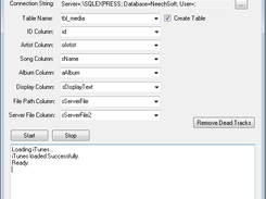 Media Database Builder: main window