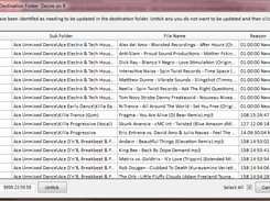 Selecting Files to be Sync'd
