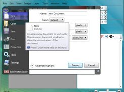 New Dialog with Tool Tip Showing