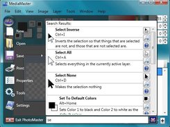 Sample of a Search in the Orb Menu's search box