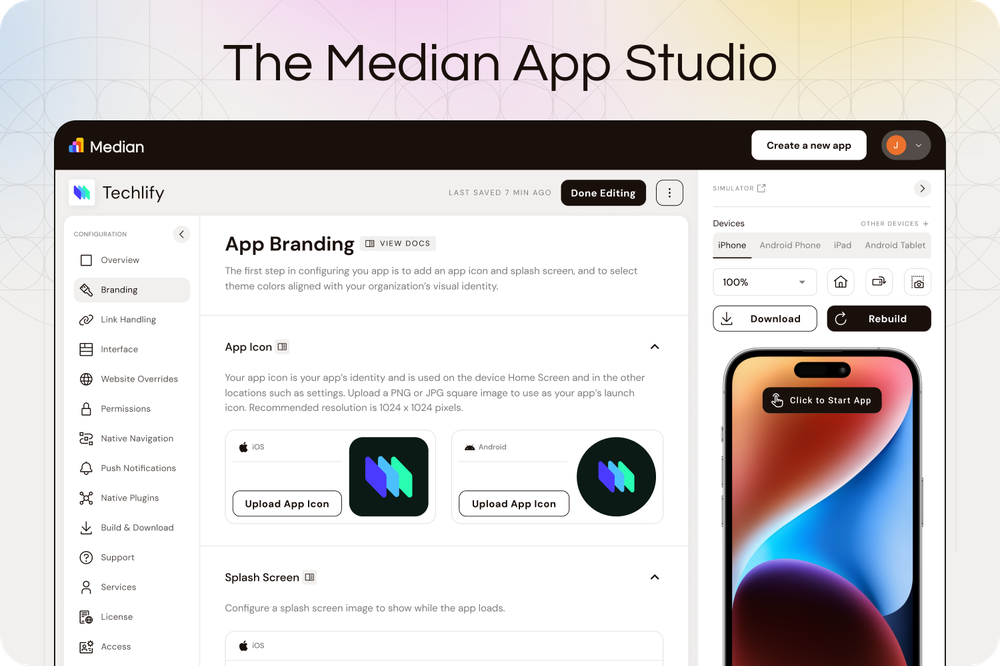 Median.co App Studio
