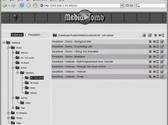 MediaTomb web UI