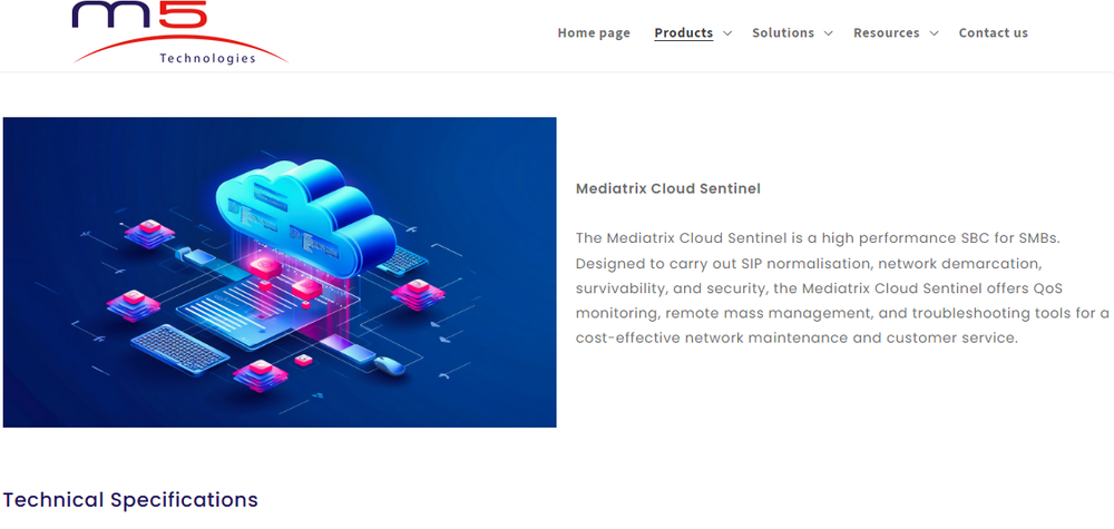 Mediatrix Cloud Sentinel Screenshot 1