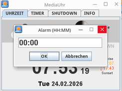 Alarm-Eingabe