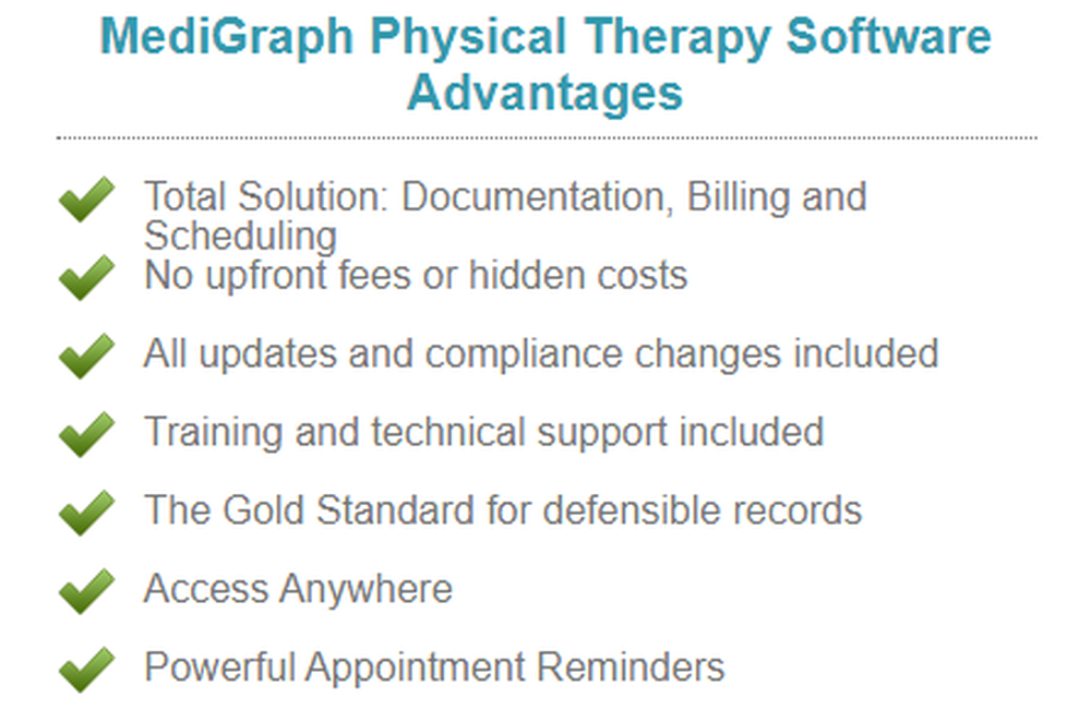 MediGraph Physical Therapy Software Screenshot 1