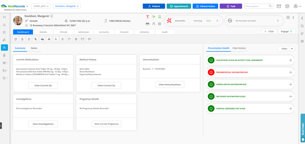 MediRecords Screenshot 1