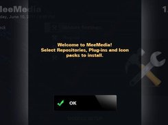 welcome screen on first run