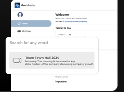 MeetMinutes Screenshot 1