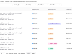 Create custom scenarios and roleplay templates from your CRM, calls, or battlecards to practice realistic buyers & objections.